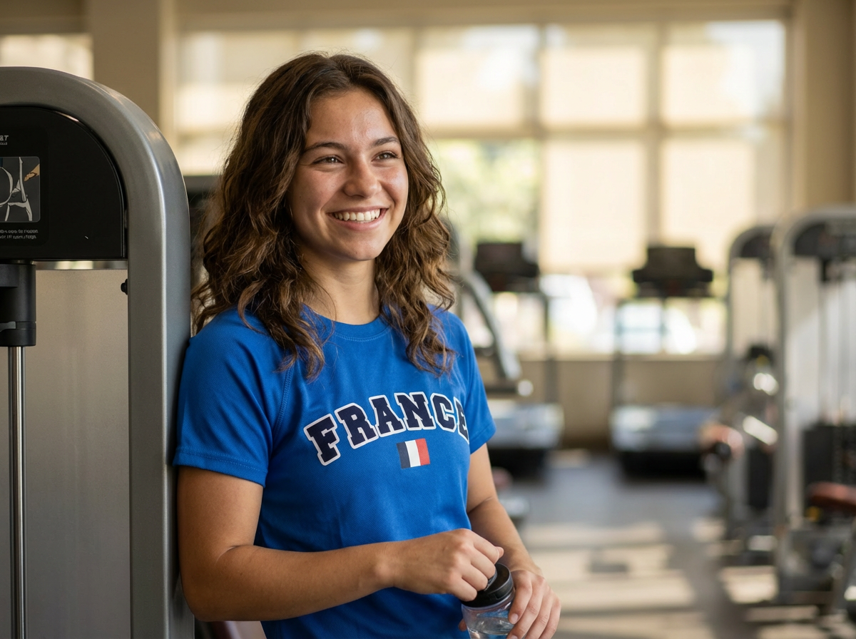 Baby Tee France Crop Top  court Y2K femme I Heart Creation