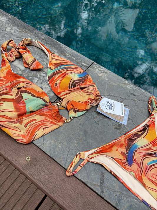 Swimsuit bikini CANGGU scintillant