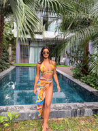 Ensemble maillot de bain Canggu jaune _I Heart Creation
